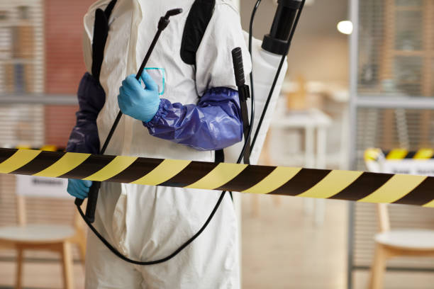 Professional Biohazard Cleanup technician working in Greensboro, GA
